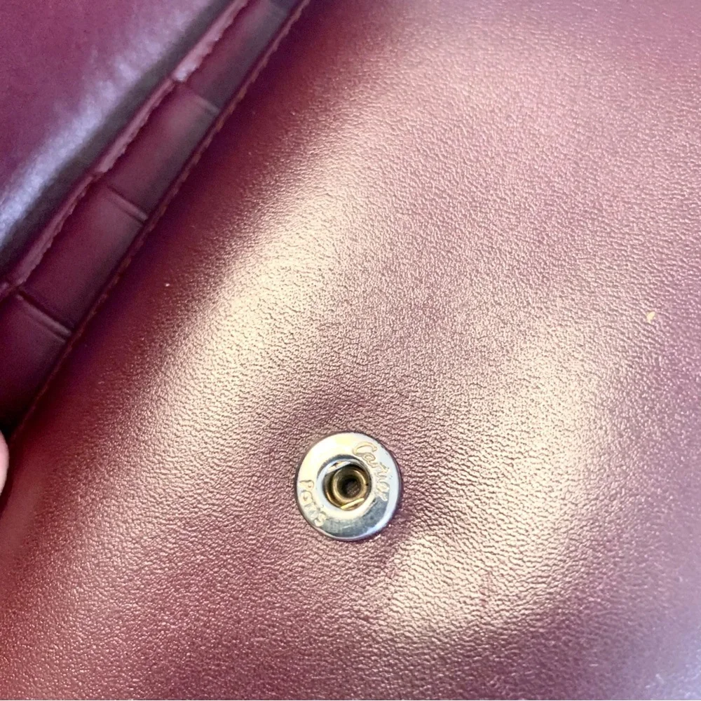 Cartier vintage burgundy